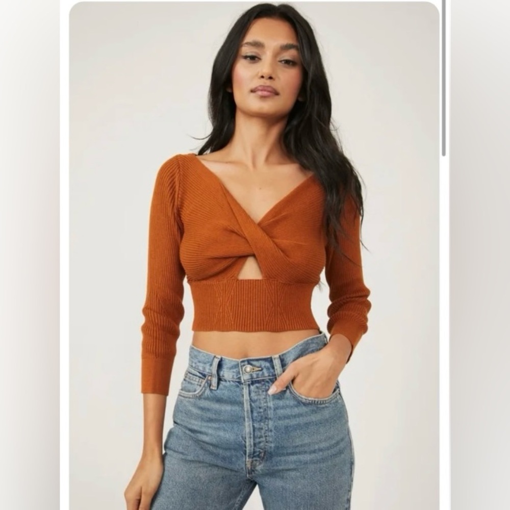 Free People Floyd Wrap Sweater Size S NWT